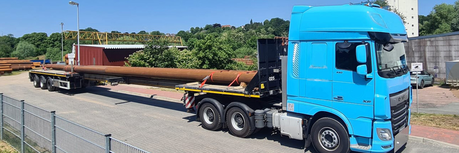 25 metre Pipe transportation by ALS