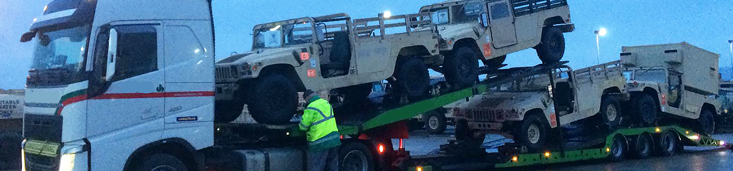 Military Trucks On Vehicle