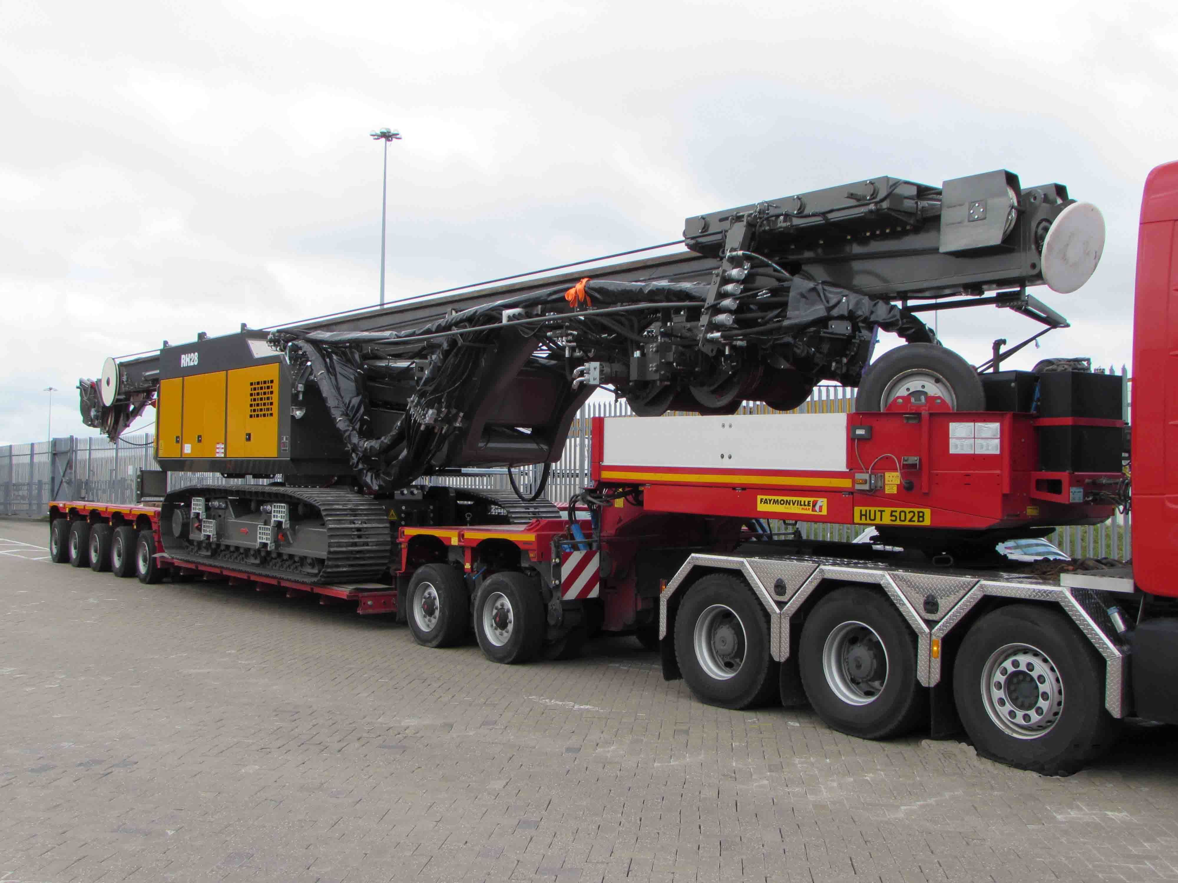 Piling Rig Germany to UK | Abnormal Loads